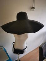 Grote zwarte hoed,, Kleding | Dames, Hoeden en Petten, Ophalen of Verzenden, Zo goed als nieuw