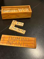 Domino Set in Houten Kistje, Drie of vier spelers, Ophalen of Verzenden, Gebruikt