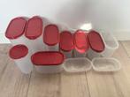 11x Tupperware Ruimtespaarders Modular Mates Plum Raspberry, Huis en Inrichting, Keuken | Tupperware, Verzenden, Nieuw, Paars