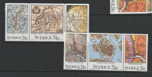 TSS Kavel 1120110 Zweden pf minr 1655-1660 landkaarten Mooi, Postzegels en Munten, Postzegels | Europa | Scandinavië, Postfris