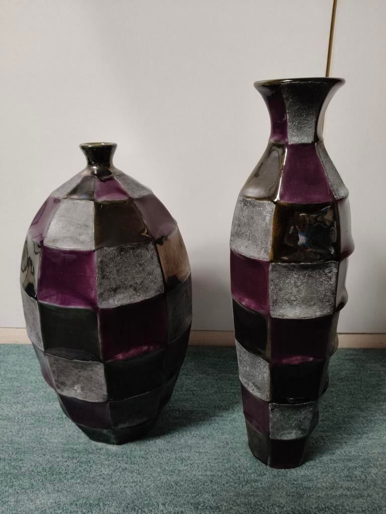 Vazen set, Ophalen, Overige kleuren, Minder dan 50 cm, Glas