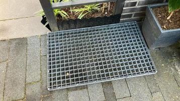 Staal/ijzer deurrooster deurmat 50x80x3 beschikbaar voor biedingen