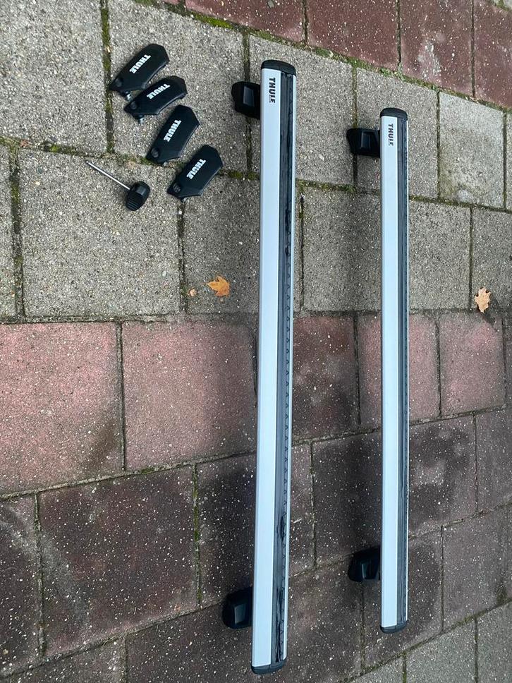 Thule Wingbar EVO Dakdragers Seat Leon ST 5F, Auto diversen, Dakdragers, Gebruikt, Ophalen