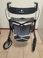 Rehasense Carbon Rollator CF Met Brede Comfort Banden ( 5 KG, Ophalen, Opvouwbaar