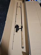 Set vishengels, werphengel, kunstaas en net, Watersport en Boten, Hengelsport | Algemeen, Ophalen of Verzenden, Gebruikt, Complete hengel