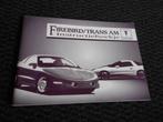 Pontiac Firebird - Transam Handleiding - Instructieboek NL, Verzenden