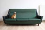 Groene vintage design bank. Retro Mid Century sofa, Huis en Inrichting, Banken | Bankstellen, Ophalen, Gebruikt, 150 tot 200 cm