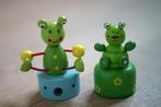 Te koop: 2 Puntenslijpers kikker, groen, blauw, geel, rood, Verzamelen, Dierenverzamelingen, Ophalen of Verzenden, Nieuw, Reptiel of Amfibie