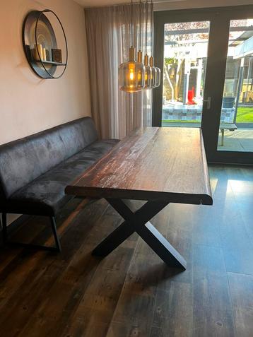 Unieke Eettafel 240x100 - Uniek Blad! beschikbaar voor biedingen