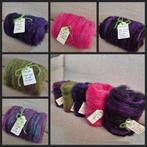 Handgekaarde Wol Batts - Unieke mixen vanaf €5,50, Ophalen of Verzenden, Nieuw, Breien of Haken, Wol of Garen