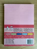10x5 diverse kleuren hobbykarton, Ophalen of Verzenden, Nieuw, Blanco kaart of Basiskaart