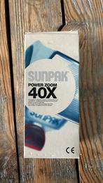 Sunpak flitser power zoom 40x, Audio, Tv en Foto, Fotografie | Flitsers, Overige merken, Ophalen of Verzenden, Zo goed als nieuw