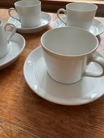 4 koffiekopjes met schotels van Arzberg Tric sieger design, Ophalen of Verzenden, Zo goed als nieuw, Kop en/of schotel