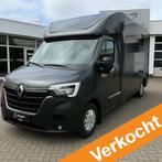 Verkocht: Renault Master Nubia Hengstenuitvoering, Dieren en Toebehoren, Ophalen, Zo goed als nieuw, Polyester, 2-paards trailer