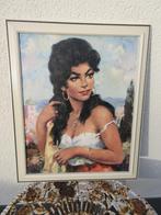 Vintage Torino Zigeunerin schilderij, Antiek en Kunst, Kunst | Schilderijen | Klassiek, Ophalen of Verzenden