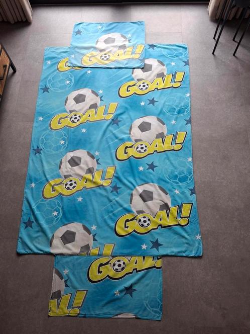 Dekbedovertrek voetbal "Goal" voor eenpersoonsbed, Kinderen en Baby's, Kinderkamer | Beddengoed, Gebruikt, Dekbedovertrek, Blauw
