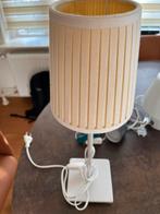 Mooie Tafellamp met Stoffen Kap, Ophalen, Zo goed als nieuw, Stof, Minder dan 50 cm