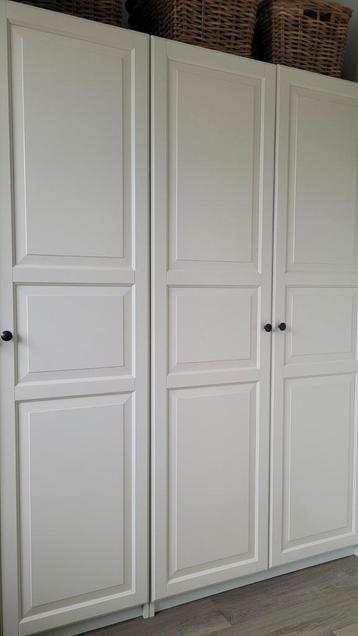 2 mooie witte Pax Birkeland deuren 49,5 x 195 cm
