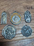 5 oude H. CHRISTOFFEL medailles, Ophalen of Verzenden