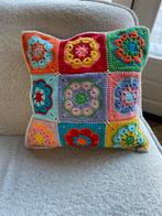 Gehaakt Granny Square Kussen - African Flower, Ophalen of Verzenden, Nieuw, Overige kleuren, Vierkant