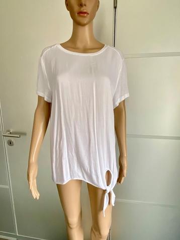i425 Gerry Weber maat L=42/44 lange blouse top shirt wit beschikbaar voor biedingen