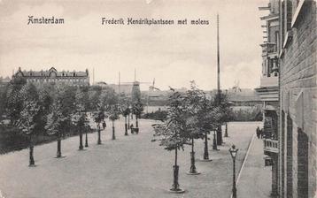 AZ234 Amsterdam Frederik Hendrikplantsoen 3x molen ca1910 beschikbaar voor biedingen