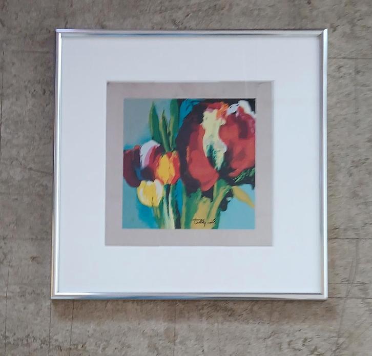 TILLY WILS, ZEEFDRUK OP METAAL,  IN DOOS, NIEUW, Antiek en Kunst, Kunst | Litho's en Zeefdrukken, Ophalen