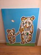 Schilderij Leeuwenwelpjes door Brigitte Kleiberg, Ophalen