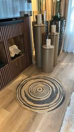 Suoer leuk jute rond kleed van Intratuin 90 cm, Huis en Inrichting, Stoffering | Tapijten en Kleden, Ophalen of Verzenden, Zo goed als nieuw