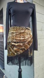 groene rokje fluweel met print&franjes Zara S, Kleding | Dames, Rokken, Overige kleuren, Verzenden, Zara, Nieuw