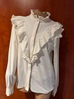 LADY DAY blouse met roesjes maat M origineel ZGAN, Maat 38/40 (M), Lazy day, G, Wit