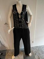 Pinko jumpsuit met kant maat it 44, Zwart, Ophalen of Verzenden, Zo goed als nieuw, Maat 38/40 (M)