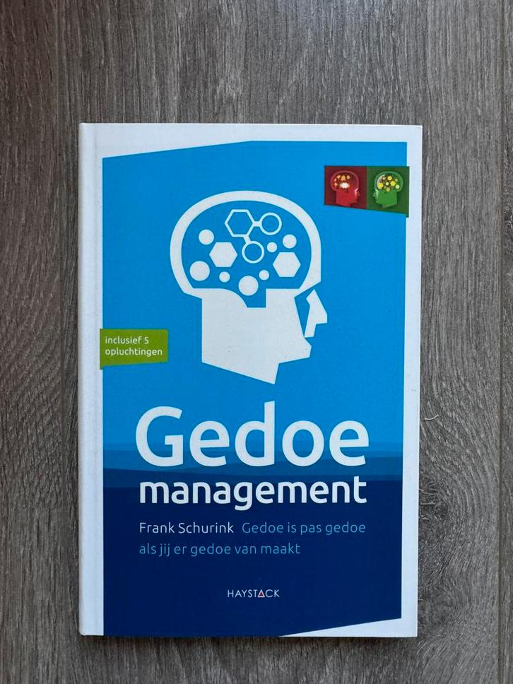Frank Schurink - Gedoemanagement, Boeken, Psychologie, Zo goed als nieuw, Ophalen of Verzenden