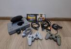 Playstation 1 Compleet + 2 Games, Spelcomputers en Games, Spelcomputers | Sony PlayStation 1, Ophalen of Verzenden, Gebruikt, Met 2 controllers