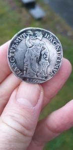 Bodemvondst Mooie Generaliteits Gulden West-Friesland 1764 !, Postzegels en Munten, 1 gulden, Vóór koninkrijk, Zilver, Ophalen of Verzenden