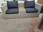 Lounge bank in goede staat met kussens, Tuin en Terras, Tuinsets en Loungesets, Ophalen of Verzenden, Gebruikt, Bank