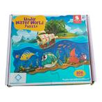 Puzzel onderwater wereld, 208 stukjes, Ophalen of Verzenden, Meer dan 50 stukjes, Zo goed als nieuw, 6 jaar of ouder