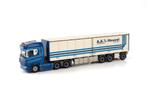 A.A. VD HEUVEL; SCANIA S HIGHLINE CS20H 6X2 TAG, Hobby en Vrije tijd, Modelauto's | 1:50, Nieuw, Wsi, Ophalen of Verzenden, Bus of Vrachtwagen