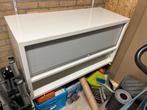 IJzeren Kast met Roldeur - Praktisch garage, Huis en Inrichting, Kasten | Roldeurkasten en Archiefkasten, Ophalen, Gebruikt, 100 tot 150 cm