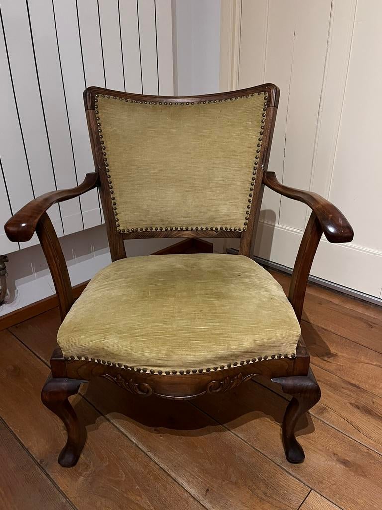 klassieke fauteuil (armstoel) in Louis XV / Régence-stijl, Ophalen of Verzenden