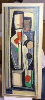 Schilderij abstract , Piet Moonen 1964., Ophalen of Verzenden