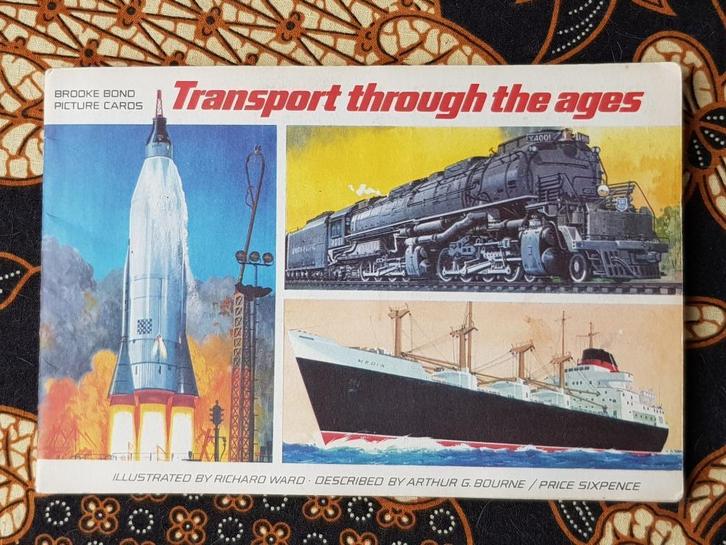 Oud album theeplaatjes van Brooke Bond over transport,, Antiek en Kunst, Antiek | Woonaccessoires, Ophalen of Verzenden