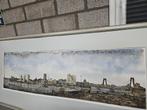 Ets  van Rotterdam  kunstwerk brug uizicht, Antiek en Kunst, Kunst | Etsen en Gravures, Ophalen of Verzenden