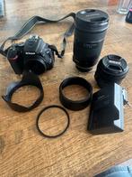 Nikon camera D5600+ lensen, Ophalen of Verzenden, Zo goed als nieuw, Spiegelreflex, Nikon
