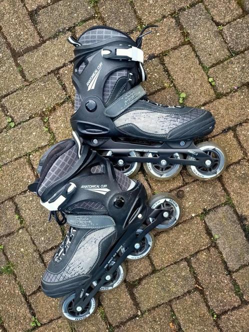 Zowat nieuwe skeelers maat 41 met 90 mm wielen, Sport en Fitness, Skeelers, Zo goed als nieuw, Inline skates 4 wielen, Overige merken