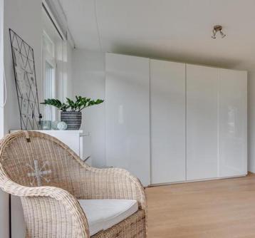 Grote Ikea Pax kast 300x201 schuifdeuren hoogglans wit beschikbaar voor biedingen