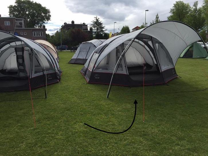 Bardani Airwolf 400 tent, Caravans en Kamperen, Tenten, tot en met 4, Zo goed als nieuw, Ophalen of Verzenden
