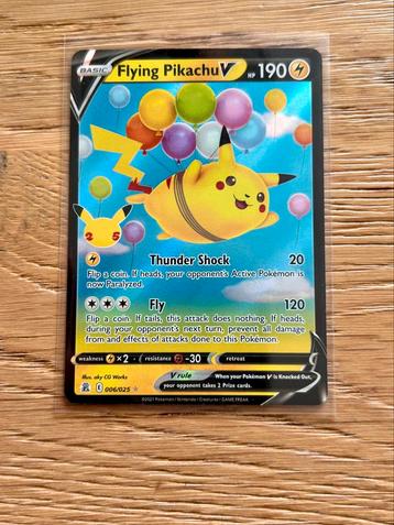 006/025 Flying Pikachu beschikbaar voor biedingen
