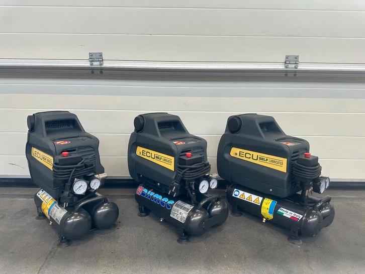 Airmec ECU XSS 228 Olievrije Zuigercompressor 2 PK 205 L / m, Zakelijke goederen, Machines en Bouw | Pompen en Compressoren, Ophalen of Verzenden