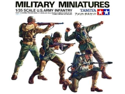 Tamiya US Amry infantry (35013) SHF, Hobby en Vrije tijd, Modelbouw | Figuren en Diorama's, Gebruikt, Figuur of Figuren, 1:35 tot 1:50